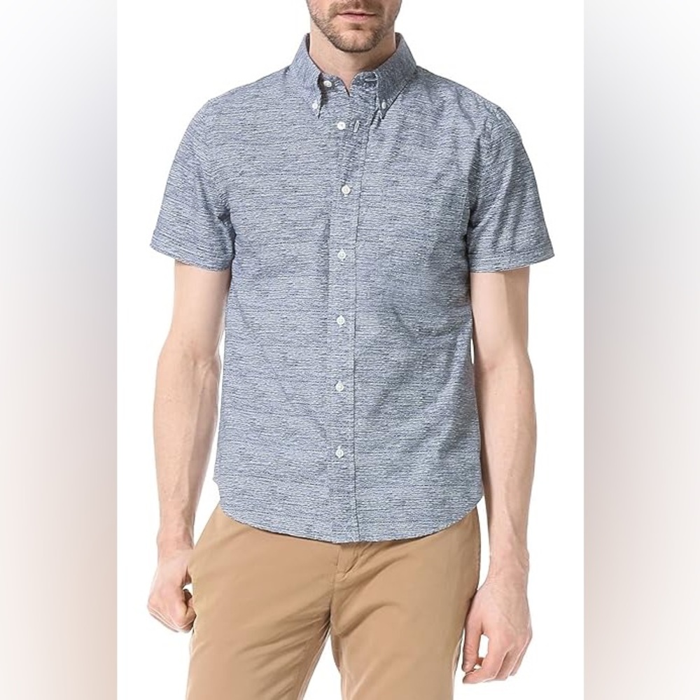 Jack Spade Men’s Circular Tile Print Short Sleeve Button Down (Size XXL)
